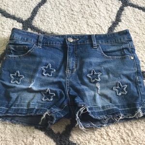 Justice jean shorts